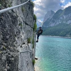 Laserer alpin Klettersteig